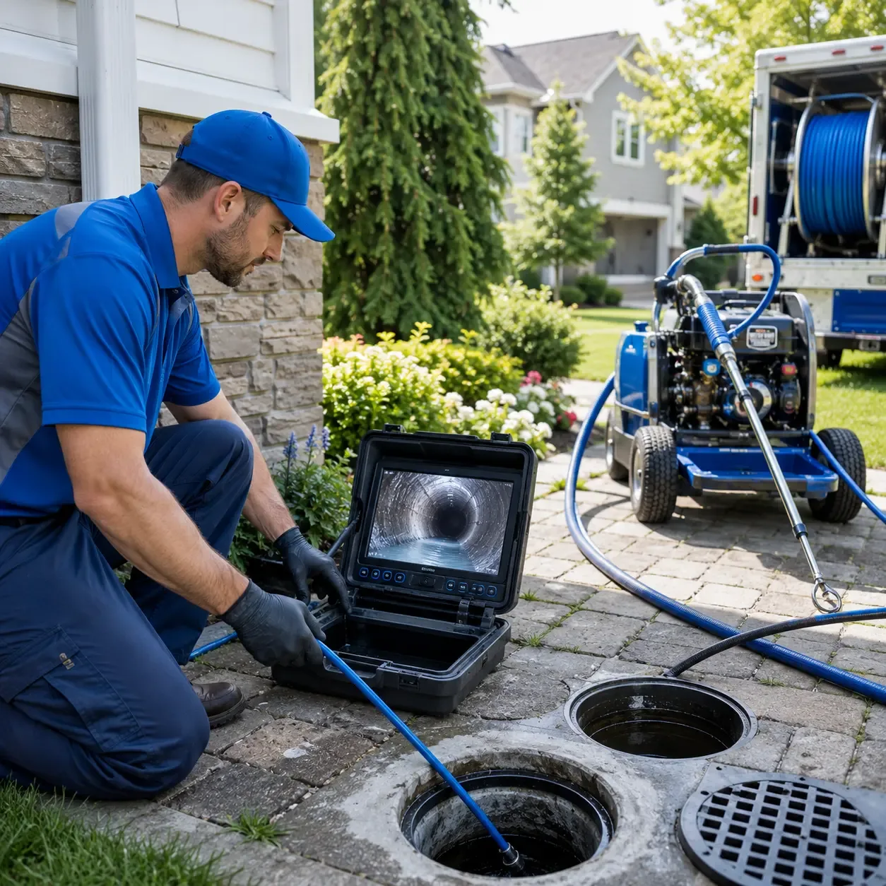 Outdoor drain cleaning professionals serving Plover, IA
